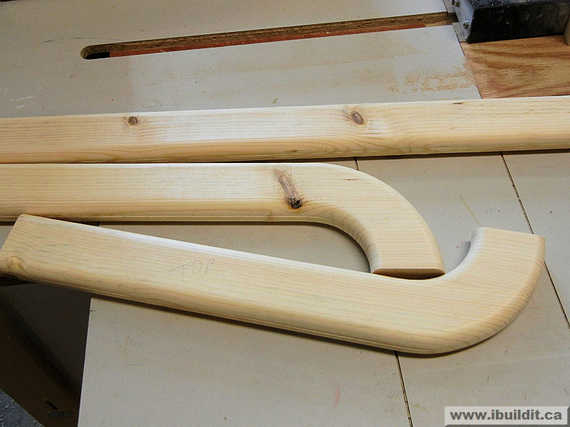the curved parts finished
